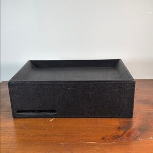 Fossil Black Foldable Elegant Leatherette Home Organizer for Watches / Jewelry
